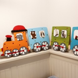 Dekorace na zeď Safari vláček