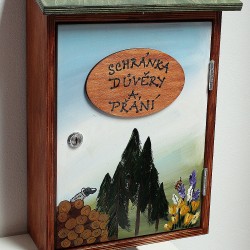 Poštovní schránka důvěry - lesnická škola
