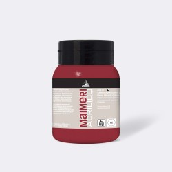 Akrylová barva Maimeri Acrilico 500 ml - červená karmín permanentní 254