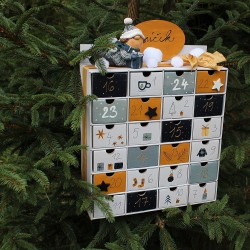 ADVENTNÍ kalendář se šuplíčky a jménem na přání