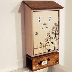 Malovaná poštovní schránka - zahrádka