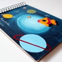 Dětské fotoalbum se jménem vesmír