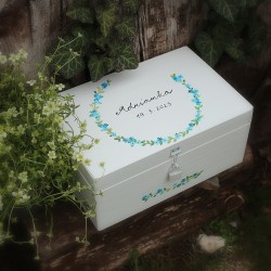 KRABICE na vzpomínky pomněnky - dárek k narození miminka