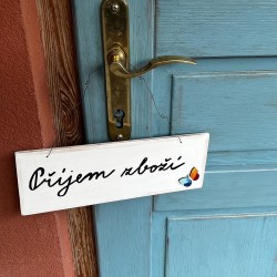 Příjem zboží cedule