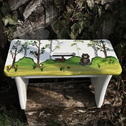 Dětská dřevěná stolička LES