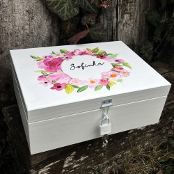 KRABICE na vzpomínky rosa - dárek k narození miminka