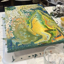 WORKSHOP - akrylové lití - čarování s barvami