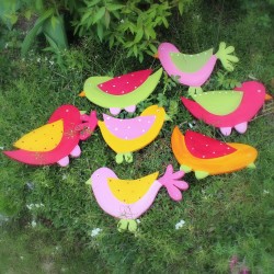 Nástěnná dekorace ptáček JARO