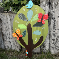 Dětská dekorace na zeď strom Léto