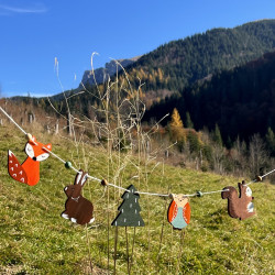 Dětská girlanda - zvířátka z lesa