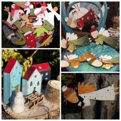 Zimní workshop výroba vánočních ozdob a domečků