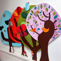 Dětská dekorace na zeď strom sakura Jaro