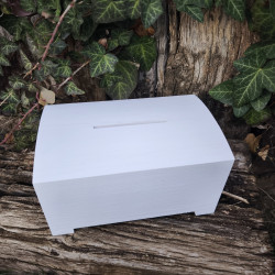 VELKÁ pokladnička bílá