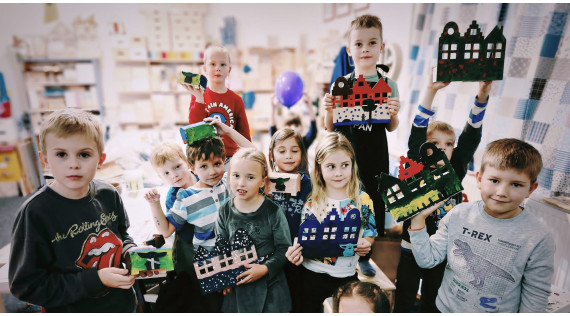 Oslava narozenin pro děti v ateliéru